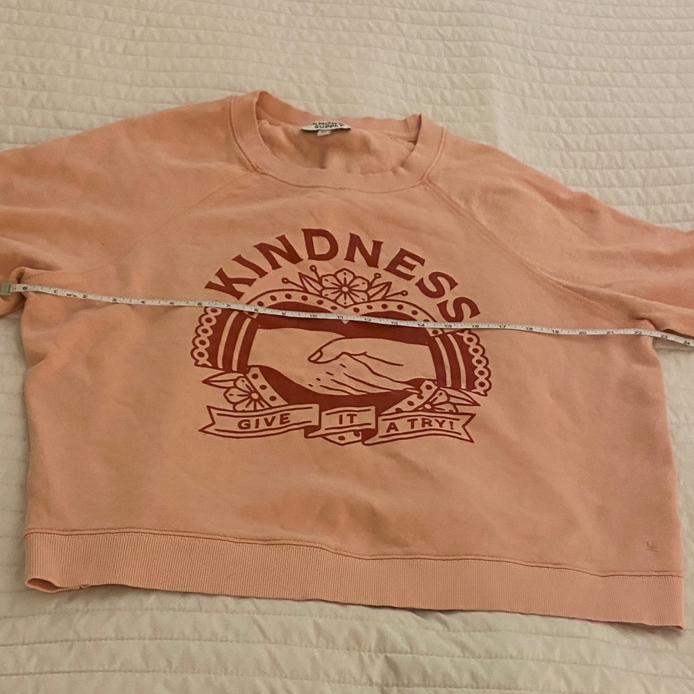 Known supply Kindness pink Graphic Sweatshirt size Medium - Picture 2 of 11